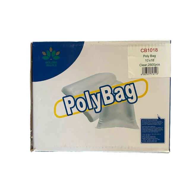 Golden Maple - Clear Polybags[CB1018]-10"X18" - 2500CT/CS