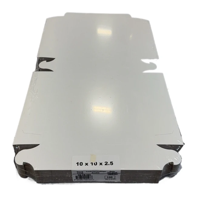 Cake Box - 10"X10"X2.5" [EB-CB-366] - 100CT