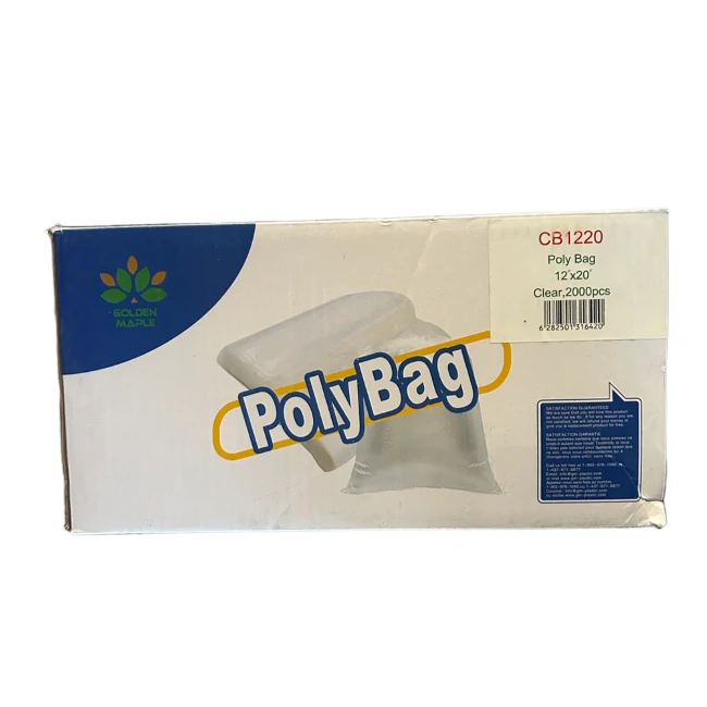 Golden Maple - Clear Polybags[CB1220]-12"X20" - 2000CT/CS