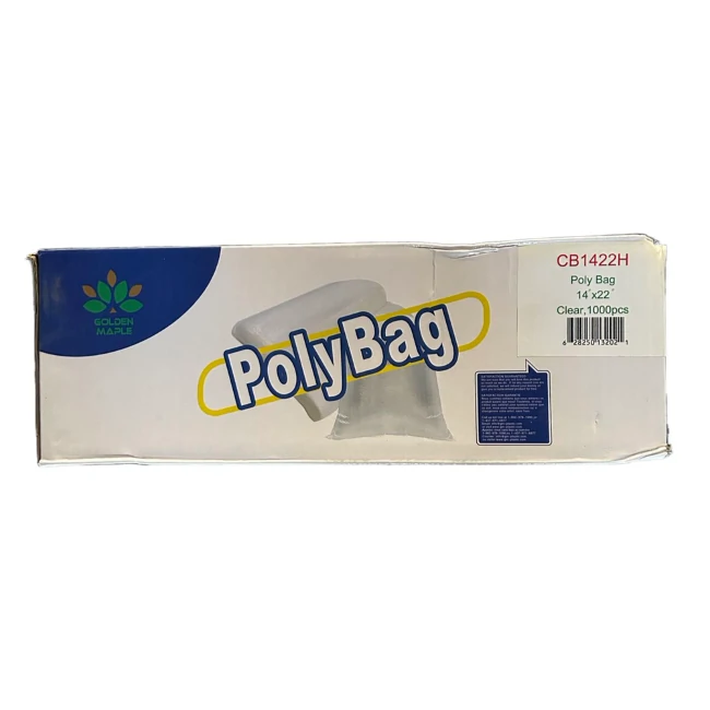 Golden Maple - Clear Polybags Heavy[CB1422h]-14"X22" - 1000CT/CS