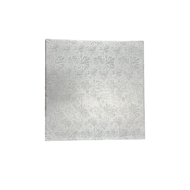 Enjay - 1/2 Foldunder Square Silver 16" - 6CT