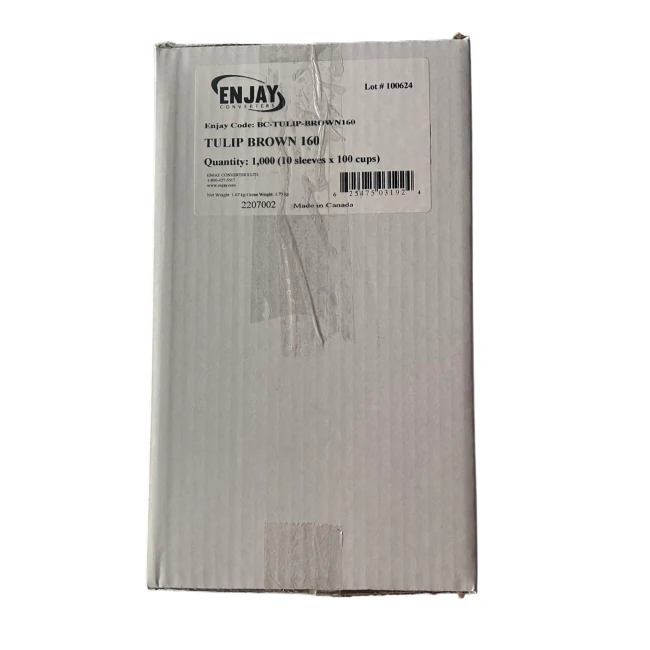 Enjay - Muffin Cups Tulip Chocolate - 10X100 CT/CS