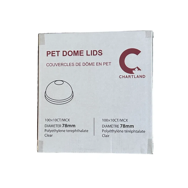 Chartland-Clear Dome Lids For 7/9/10oz Drinking Cups - 10X100 CT/CS