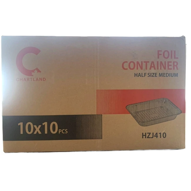 Chartland - Foil Half Size Medium - Aluminium Steam Pan - Little Packing - 10X10 ct/CS