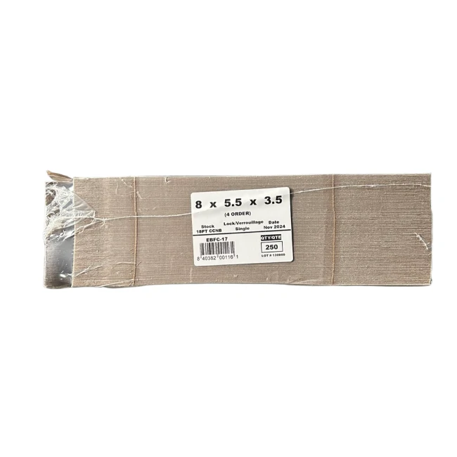 Cake Box - 8"X5.5"X3.5" [EB-FC-17] - 250CT