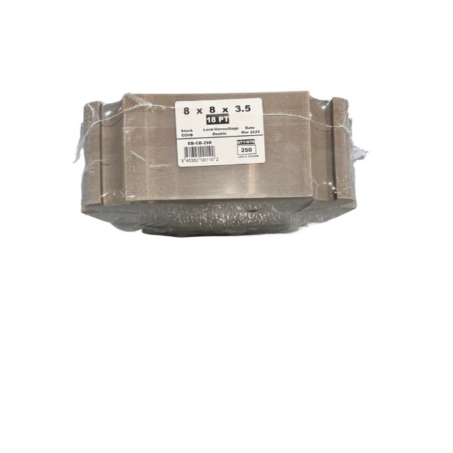 Cake Box - 8"X8"X3.5" [EB-CB-290] - 250CT