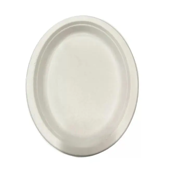 Chartland-10"-Bagasse Oval Plate - 4X125 CT
