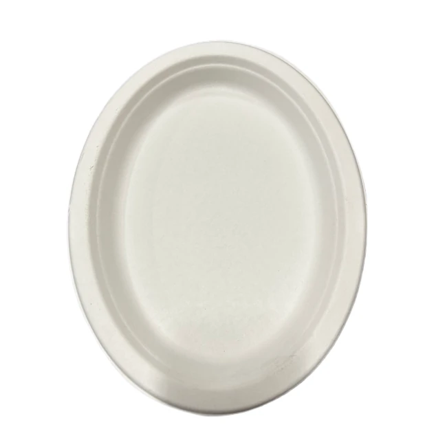 Chartland - 10"X12.5" - Bagasse Oval Plate - 500ct/CS