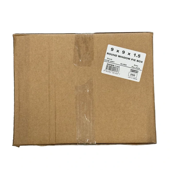 Window Ple Box - 9"X9"X1.5"[EB-PBW-1169] - 250CT