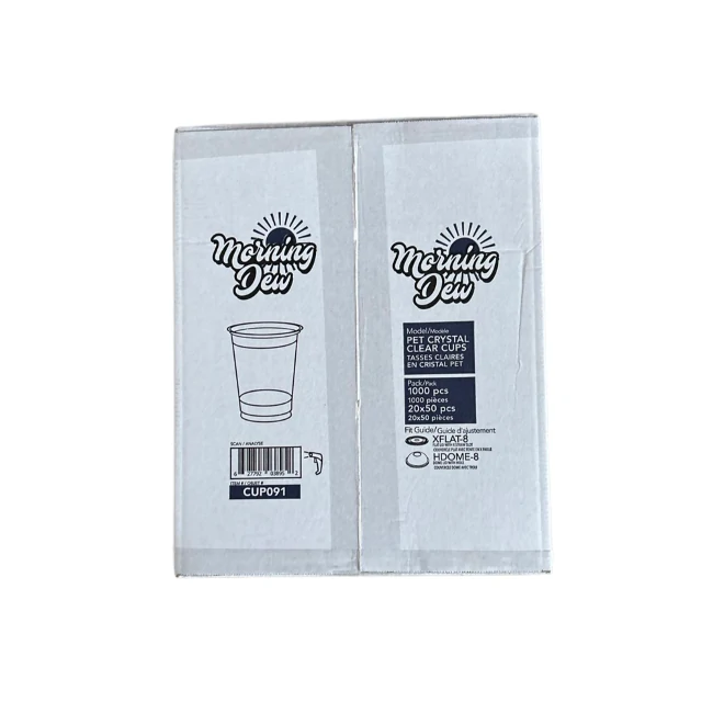 MD - Drinking Cups 10oz Clear - 20X50 CT/CS