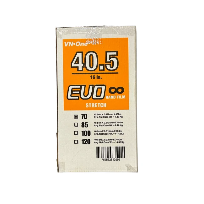 ECO-1670 Hand Stretch Film 16"X 450m- 4ROLLS/CS
