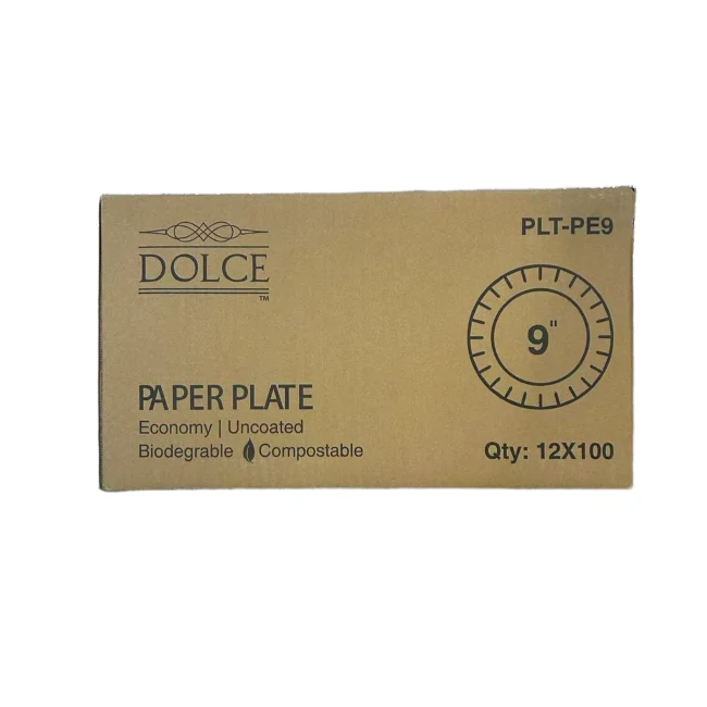 Dolce - Pizza Plate White 9" Uncoated