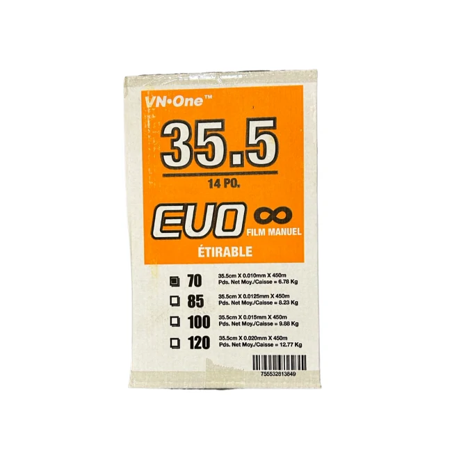 ECO-1470 Hand Stretch Film 14"X450m - 4ROLLS/CS