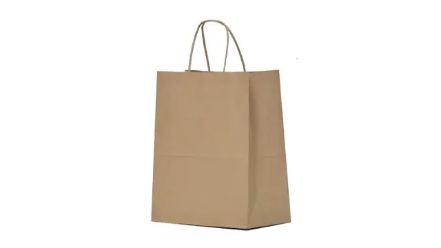 GM- Kraft Paper Bag With Handle -14"X10"X16"-200 CT/CS