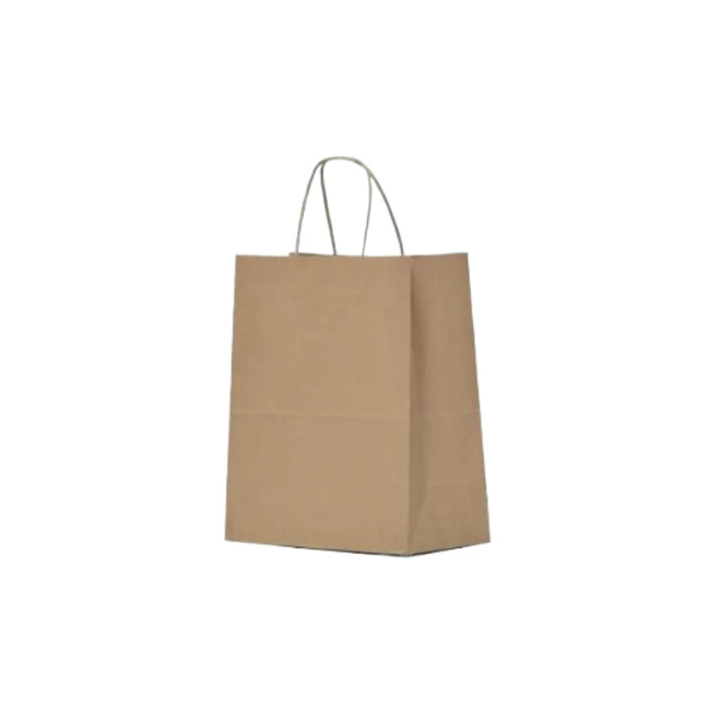 PAD - Kraft Paper Bags with Twisted Handles - 13X7X13 - 250ct/CS