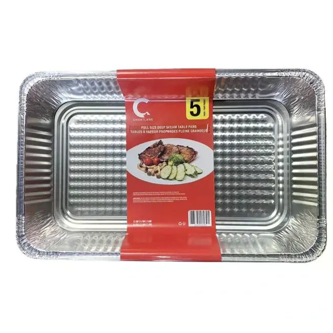Foil Full Size Deep - Aluminium Steam Pan - Little Packing - 10X5 CT/CS