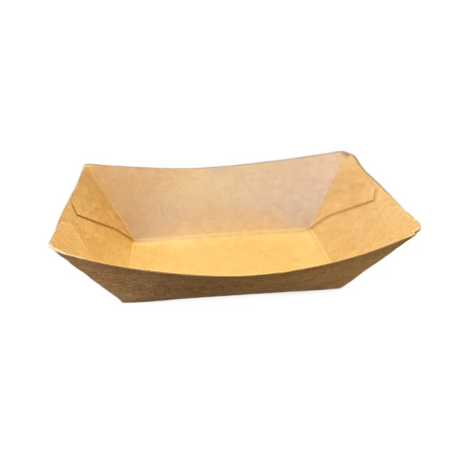 G2 - Kraft Boat Tray 【#4】2 LB - 1000 CT/CS